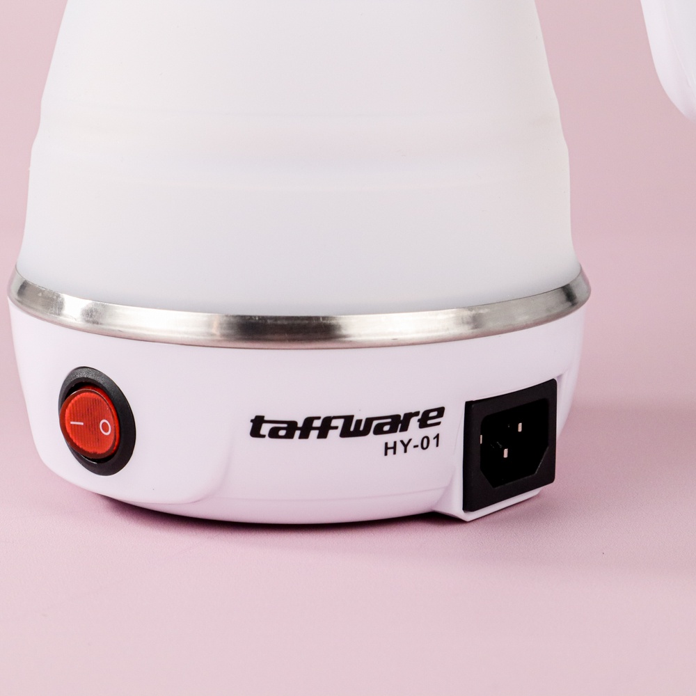 Taffware Electric Kettle Teko Listrik Foldable Collapsible 600ML 600W - 7RHXADWH - White