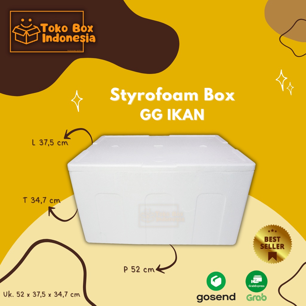 Styrofoam Box GG Ikan / Styrofoam Box Fish / Styrofoam Box Ice