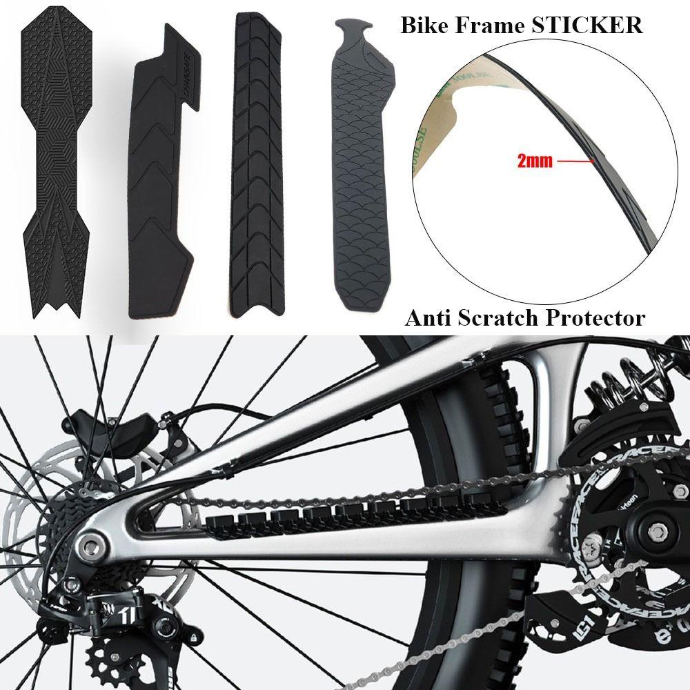 R-FLOWER Rantai Sepeda Pelindung Outdoor MTB Sepeda Jalan Kabel Selang Perawatan Anti Gores Stiker