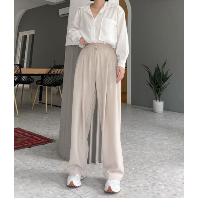 ALAINNA Korean Pants - Pants/Korea Pants/Baggie Pants/Women Pants/Celana Korea/Celana Wanita