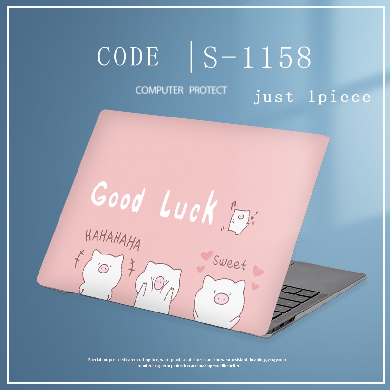 1pc Universal Menyesuaikan Pola COD Skin Stiker Cover Laptop Untuk lenovoIdeapad 320-15 V310-15 V15-IWL Lukisan Notebook Stickers