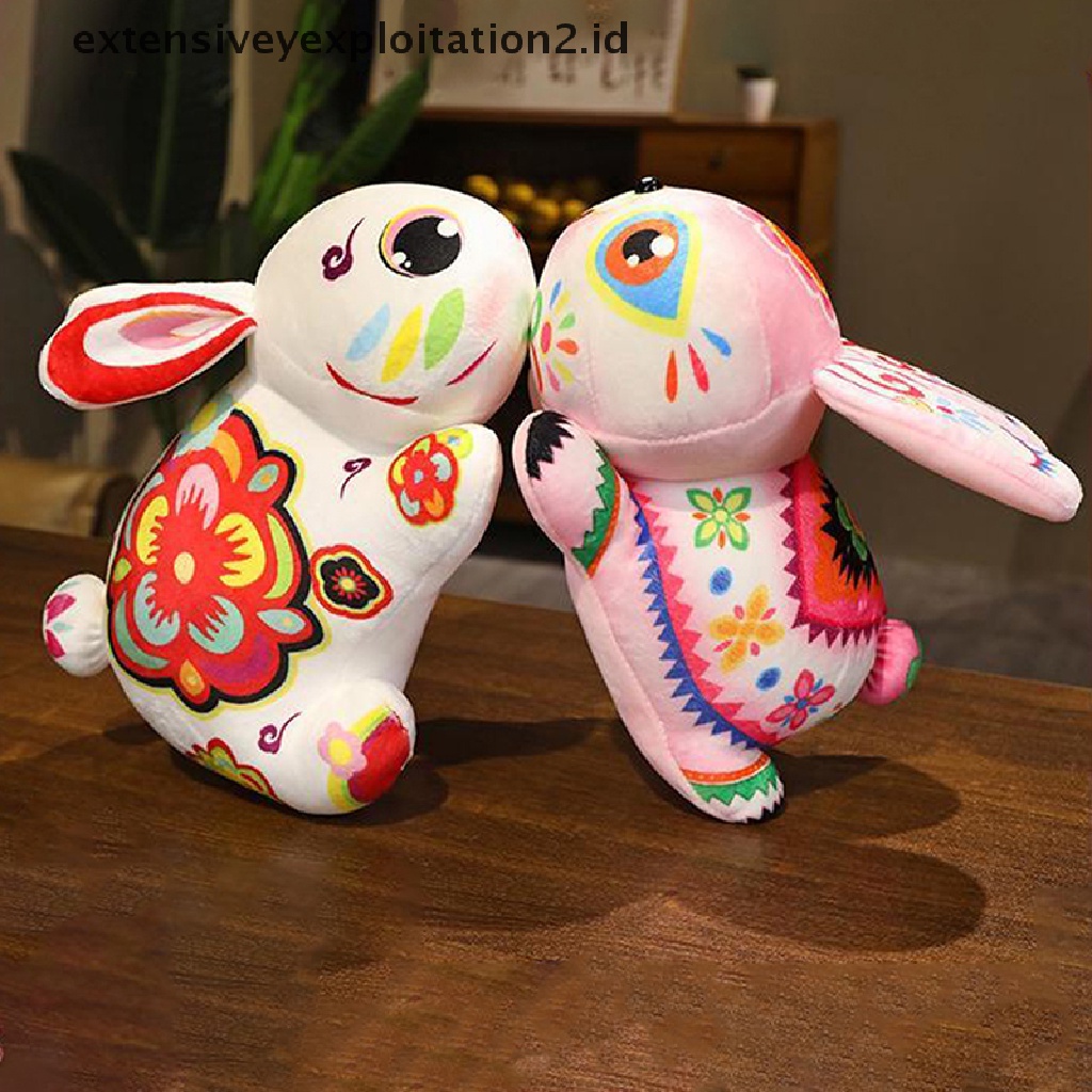 Mainan Boneka Plush Maskot Zodiak Cina / Tahun Baru 2023 Untuk Hadiah