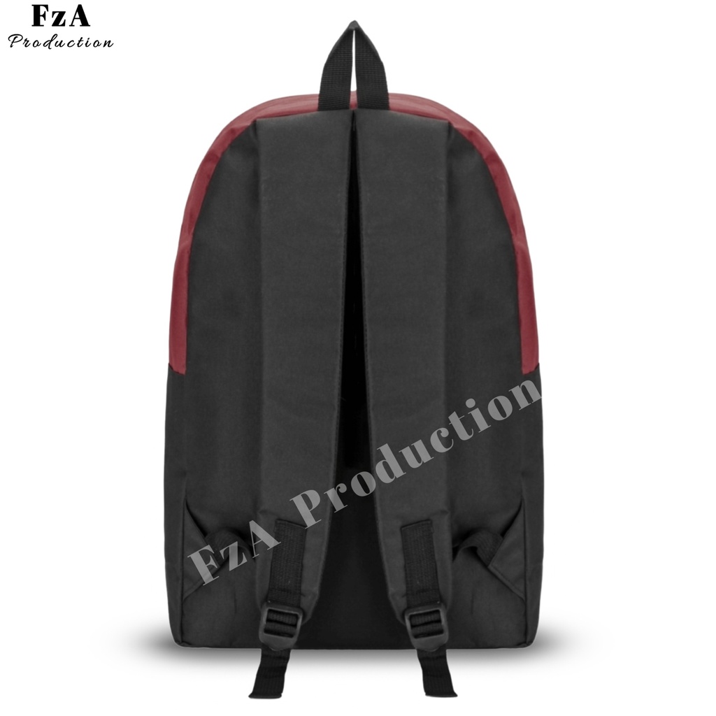 Tas Ransel  Punggung Distro Casual Pria Wanita / Tas Ransel Laptop Original FzA FREE Tas Waistbag Trendy