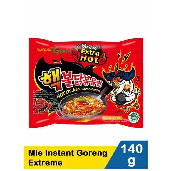 

SAMYANG HOT CHICKEN FLAVOUR RAMEN 140 GRAM - MIE INSTANT ALA KOREA