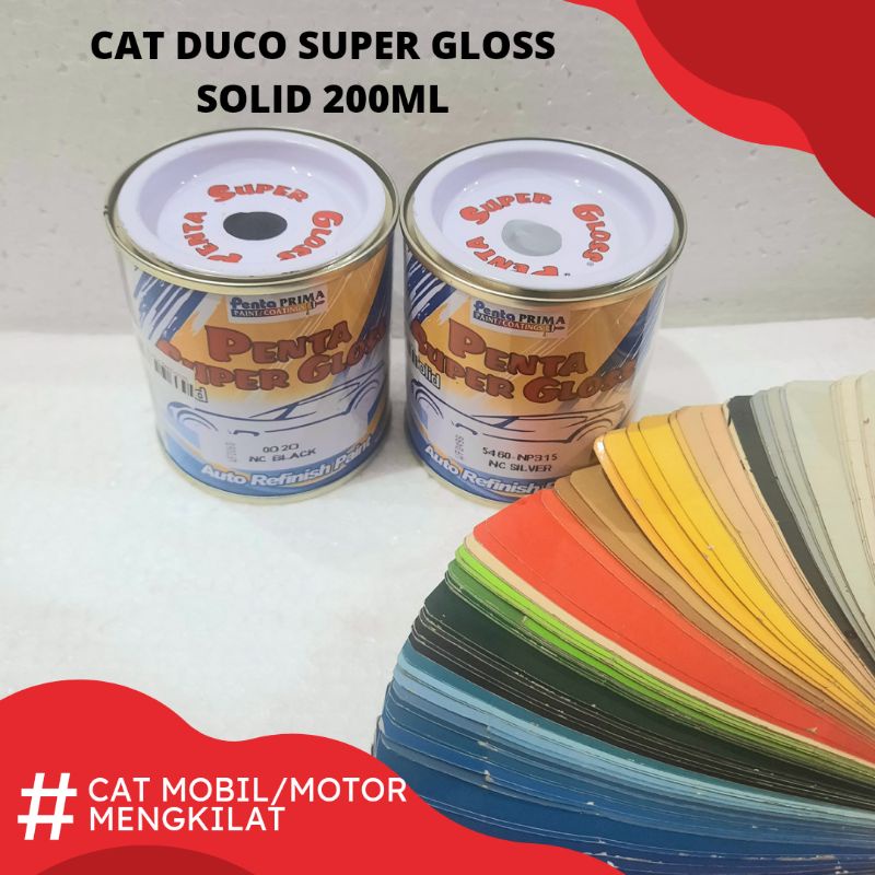 Jual Cat Duco Penta Supergloss Super Gloss Solid Ml Cat Mobil Cat Motor Komplit Shopee