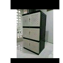 Lemari Plastik Aquose Jumbo Susun 3