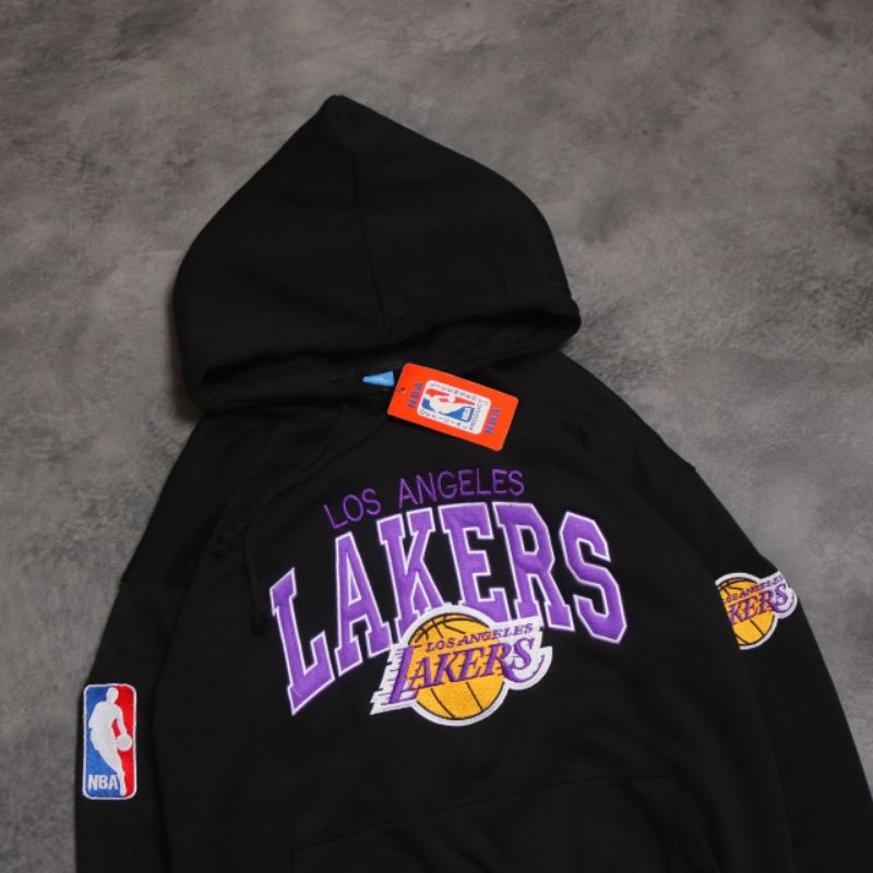 HOODIE JAKET SWEATER LAKERS NBA FULLTAG &amp; LABEL