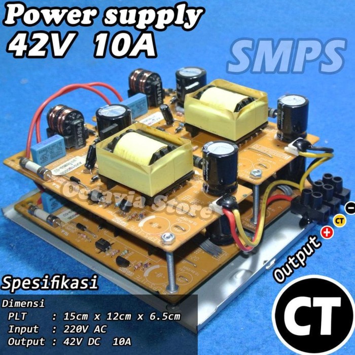 SMPS 42V CT 10A adaptor switching powersupply