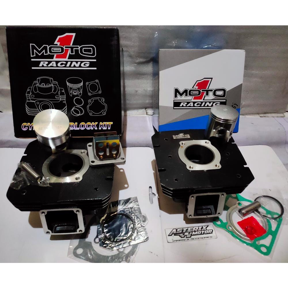 Block Cylinder Blok Kit Bore Up Yamaha RX K RX King RX Z RXZ 58mm 62mm 65mm Moto 1 Racing