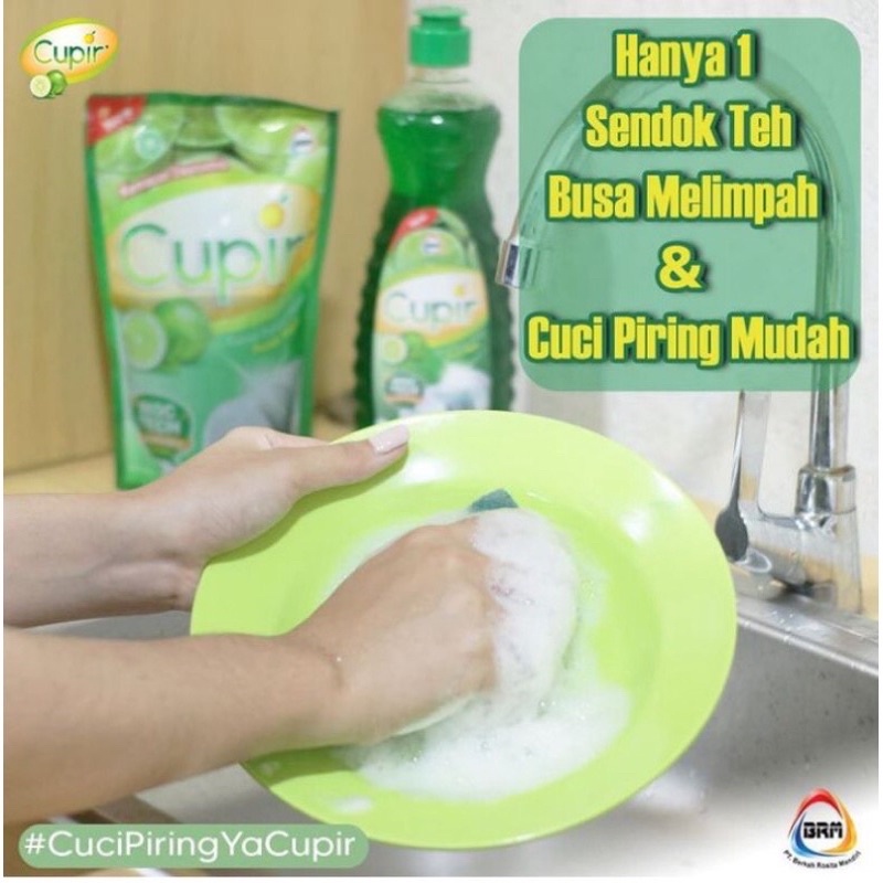 Sabun Cuci Piring 1 Liter Cupir Bukan Sunlight Ekonomi / Cairan Sabun Pencuci Piring