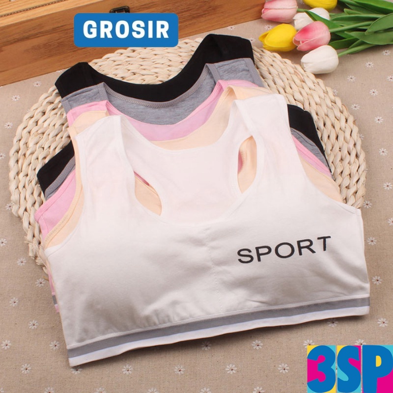 3SP | UWR69 Bra Miniset Anak Perempuan Sports Bra Pakaian Dalam Anak Remaja