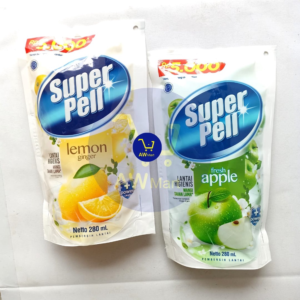 SUPER PELL 280 ML ECER RP 5000 - PEMBERSIH LANTAI SUPER PELL 280ML ECER RP. 5000