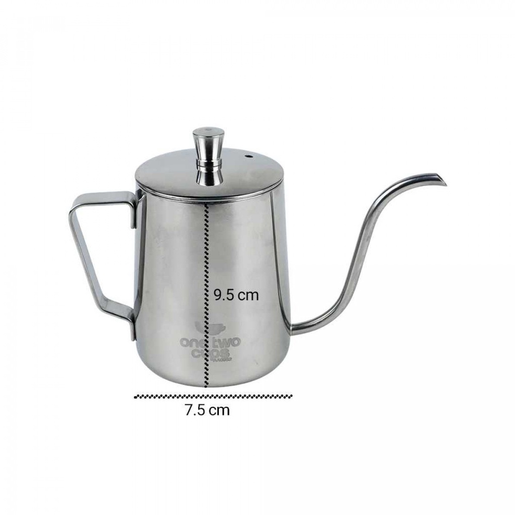 Teko Leher Angsa Pitcher Kopi Teapot Drip Kettle Cup Stainless Steel OTC