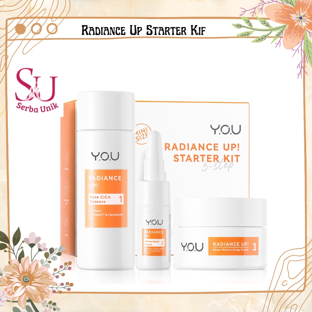 You 8x SymWhite 377 Radiance Up Travel Kit Exfoliating Essence | Brightening Serum | Ceramide Skin Cream
