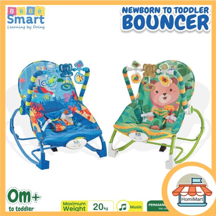 homimart I BEBE SMART NEWBORN TO TODDLER BOUNCER AYUNAN BAYI