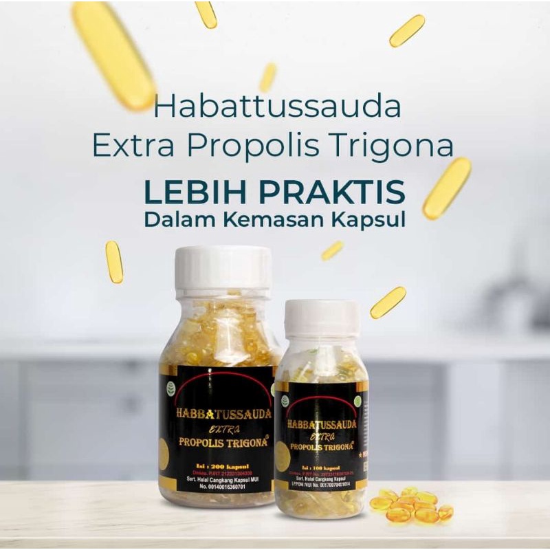 Habbatussauda Extra Propolis Trigona ORIGINAL UMS
