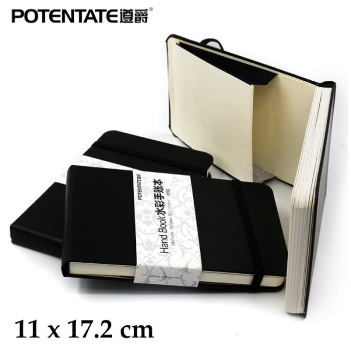 

[COD AKTIF] Potentate Watercolor Handbook 11x17.2cm - 24 Sheets - 300gsm - Pink