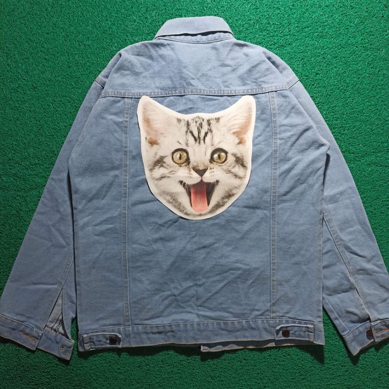 BACKPATCH SUBLIM PREMIUM NECK DEEP / KUCING MEONG BEST QUALITY