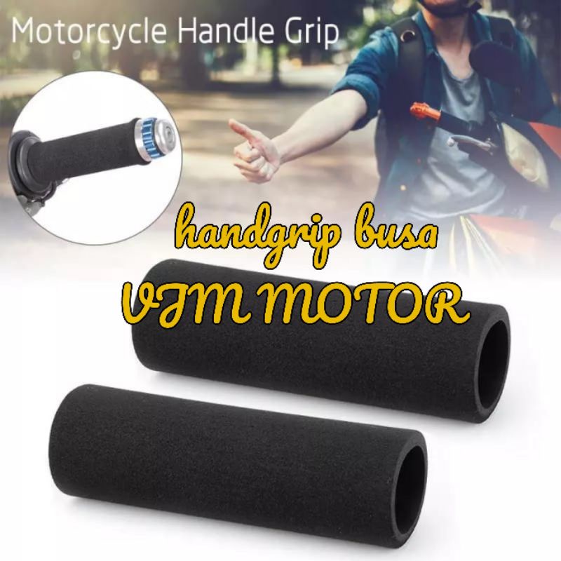 karet busa Handgrip universal motor Anti licin empuk