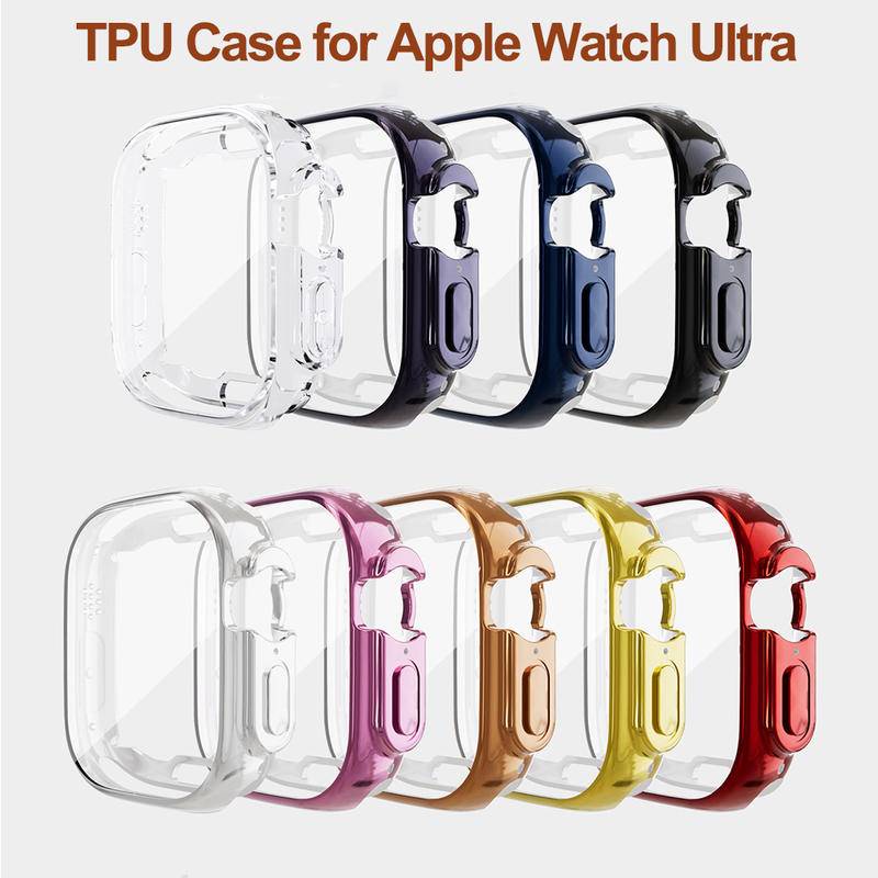 Soft Case TPU Full Cover Pelindung Layar Apple Watch Ultra 49mm Bumper Ultra 49mm