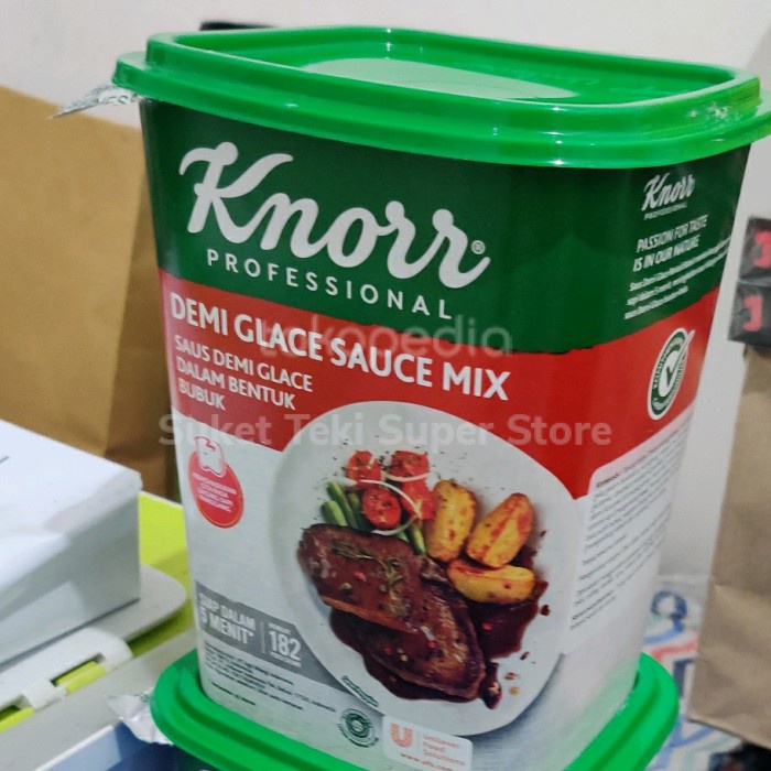 

KNORR DEMI GLACE SAUCE MIX 1KG BUBUK STEAK SAUCE