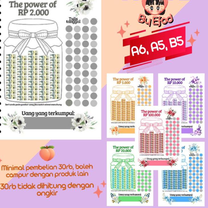 

NEW PRODUCT 15 lembaf A5 the power of motif jar ❆ 875