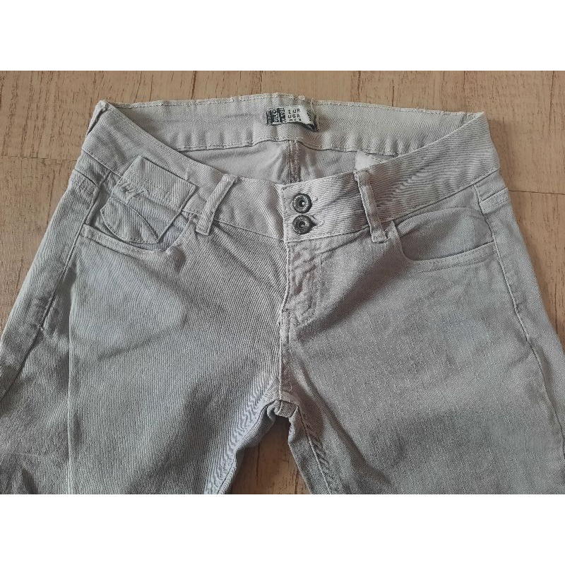 Celana Denim ZARA TRF Wanita Bekas Original 100% Vintage