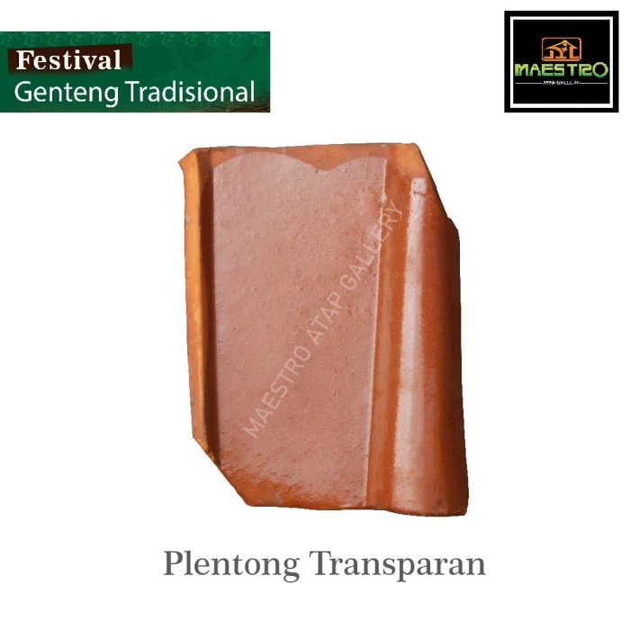 Genteng Tradisional Plentong Transparan Genteng Jatiwangi