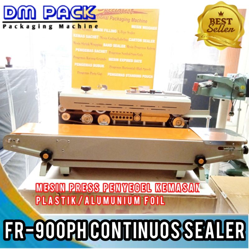 FR 900PH Mesin Penyegel Plastik & Alumunium Foil Continuos Band Sealer Heavypack FR900 PH