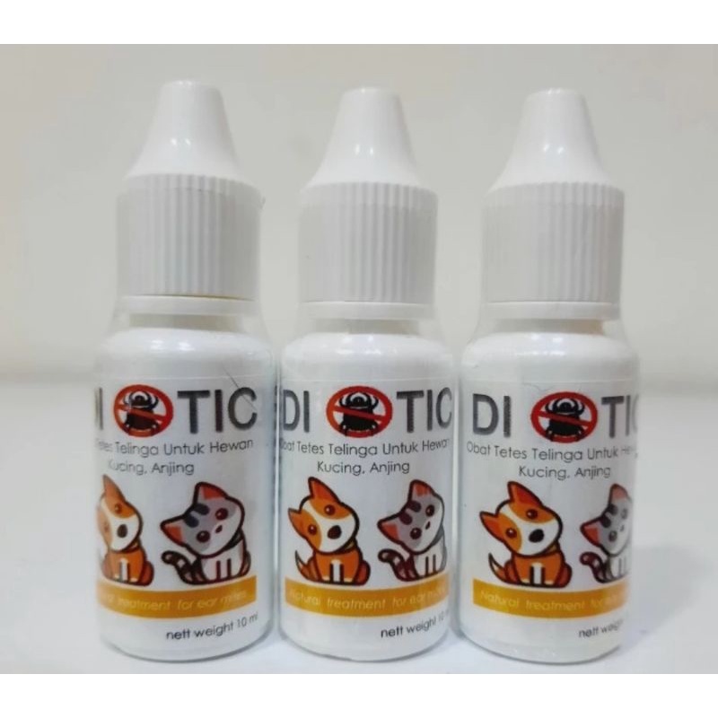 obat kutu telinga DIOTIC 10ml obat telinga obattetes telinga obat kutu telinga kucing anjing kelinci