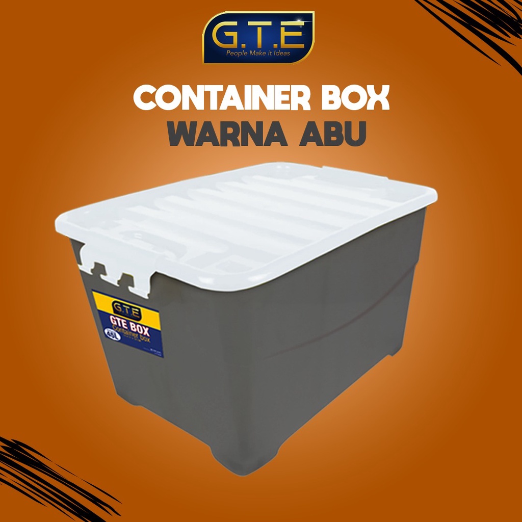 GTE | STORAGE BOX DENGAN TUTUP | KOTAK PENYIMPANAN SERBAGUNA | STORAGE BOX MULTIFUNGSI