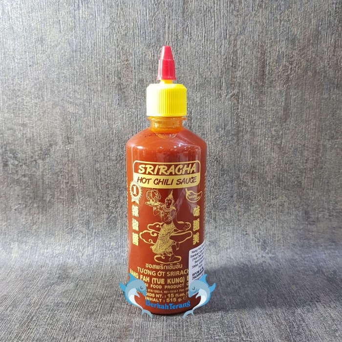 

Sriracha Hot Chilli Sauce Nang Fah Brand 450 Ml / Saus Thailand / Saos