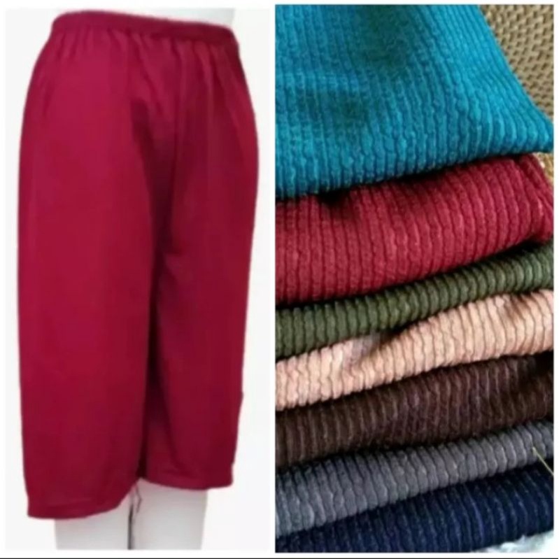 Celana Pendek Jumbo Celamis Polos Kain Babat Celana Wanita Harian Kekinian