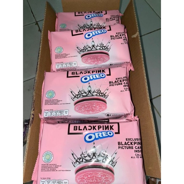 

OREO BLACK PINK + PHOTOCARD (Ready stok siap kirim)