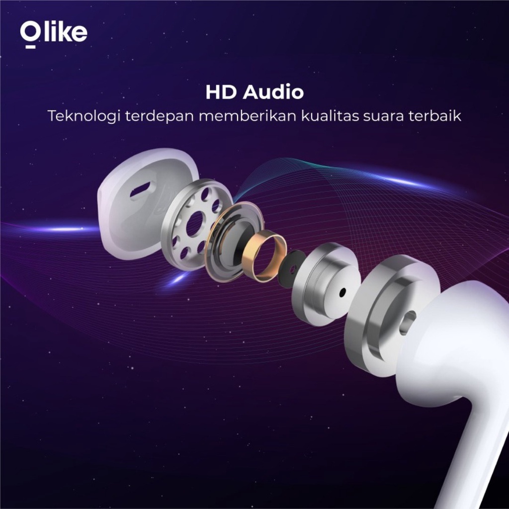 HEADSET EARPHONE OLIKE OH-W6H HD AUDIO