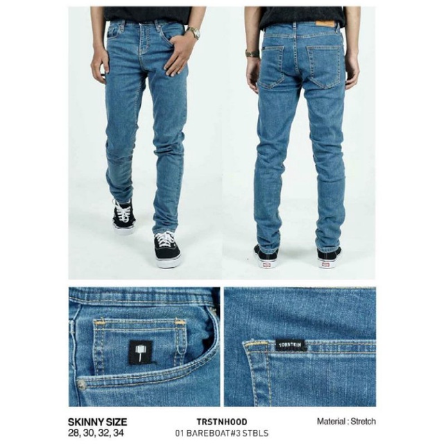 TORSTEIN DENIM LONG PANTS | CELANA JEANS PANJANG TORSTEIN " 01 BAREBOAT " ORIGINAL