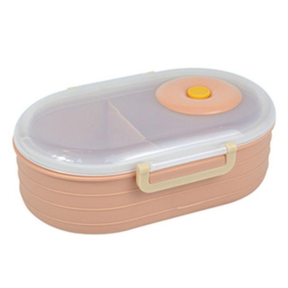 R-FLOWER Lunch Box Portable Piknik Camping Anti Bocor Wadah Makanan