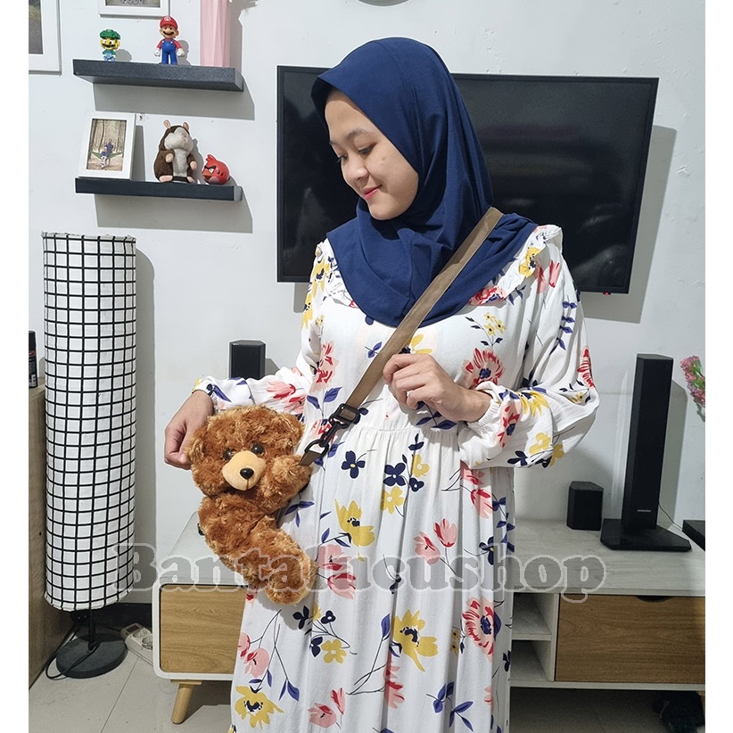 Tas Boneka Teddy Bear Rangkul Viral Tas Teddy Bear Selempang