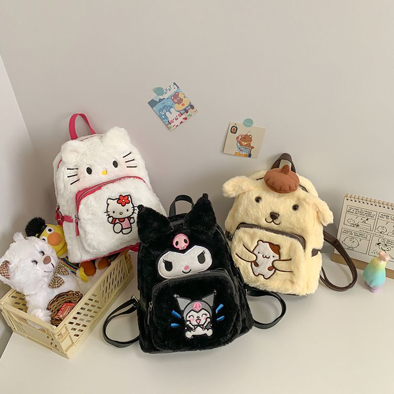 TAS RANSEL SANRIO HELLO KITTY KUROMI POMPOMPURIN PURIN MELODY CINNAMOROLL BACKPACK BAG FASHION IMPOR