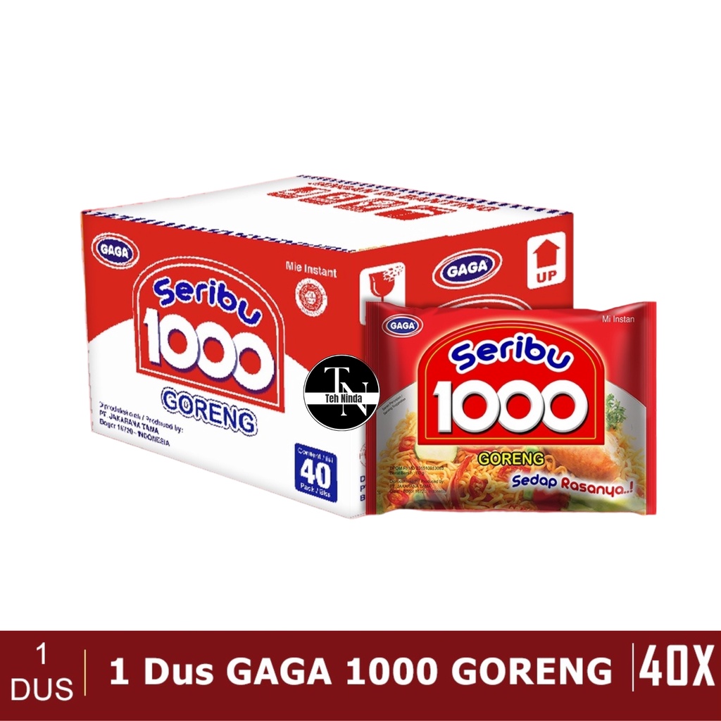 

1 Dus MIE GAGA 1000 GORENG 50gr Isi 40 Pcs - Mie Instan