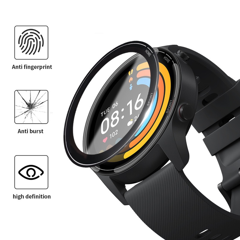 Film Pelindung Layar Smartwatch Bahan Fiber Anti Gores Untuk Xiaomi