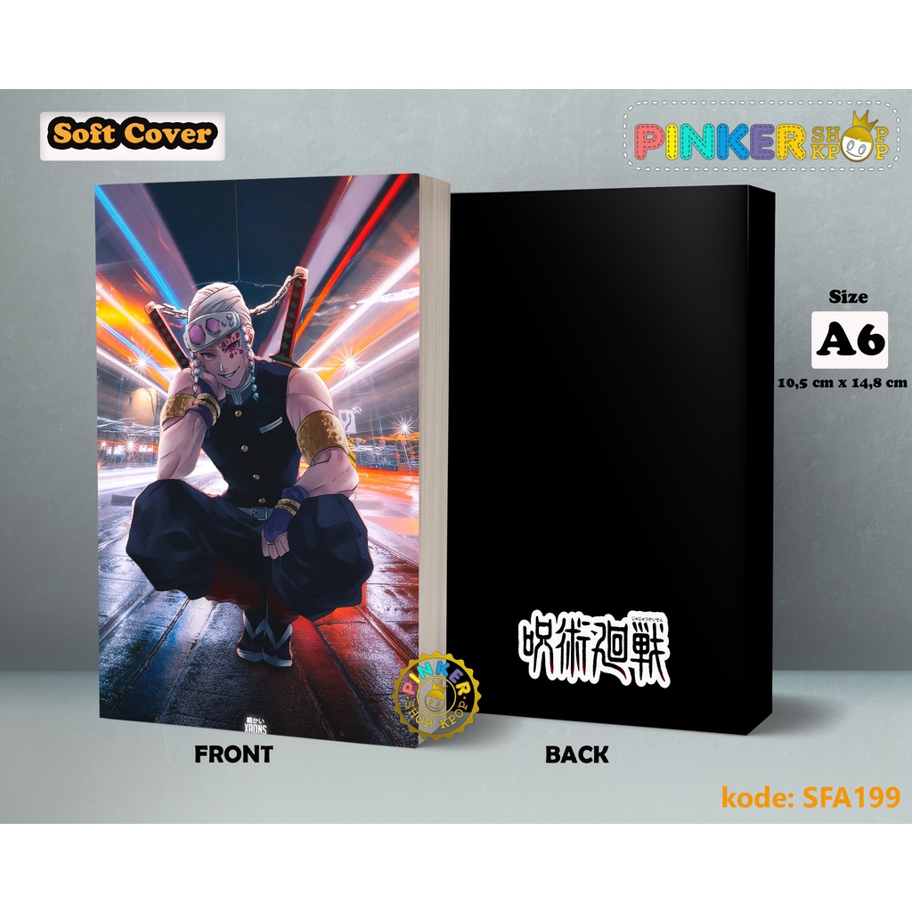 

(SFA199) Pocket Note Anime jujutsu kaisen 2 Softcover