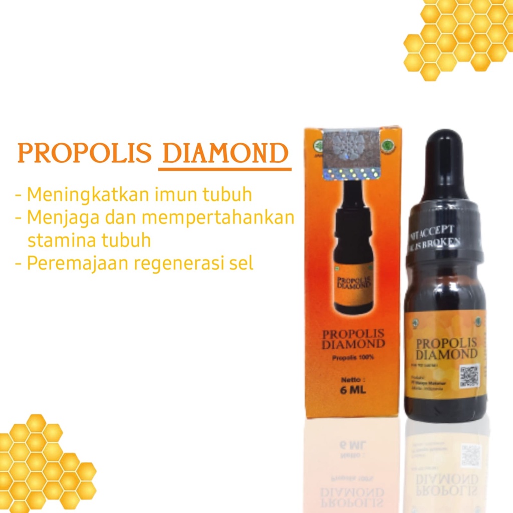 Propolis Diamond Premium Original I Bukan Propolis Lite I 6 Ml