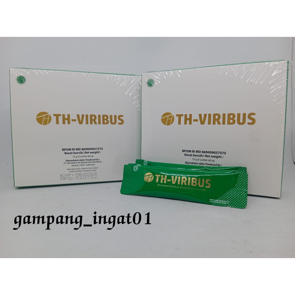 TH Viribus 1Box Isi 5 Sachet Herbal Stamina Untuk Pria Dan Wanita Dewasa Original.