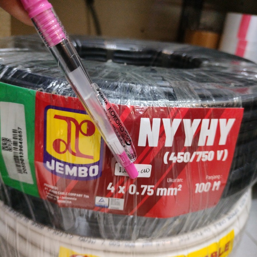 Kebel Jembo JEMBO NYYHY 4 X 0.75 @ 100mtr / roll
