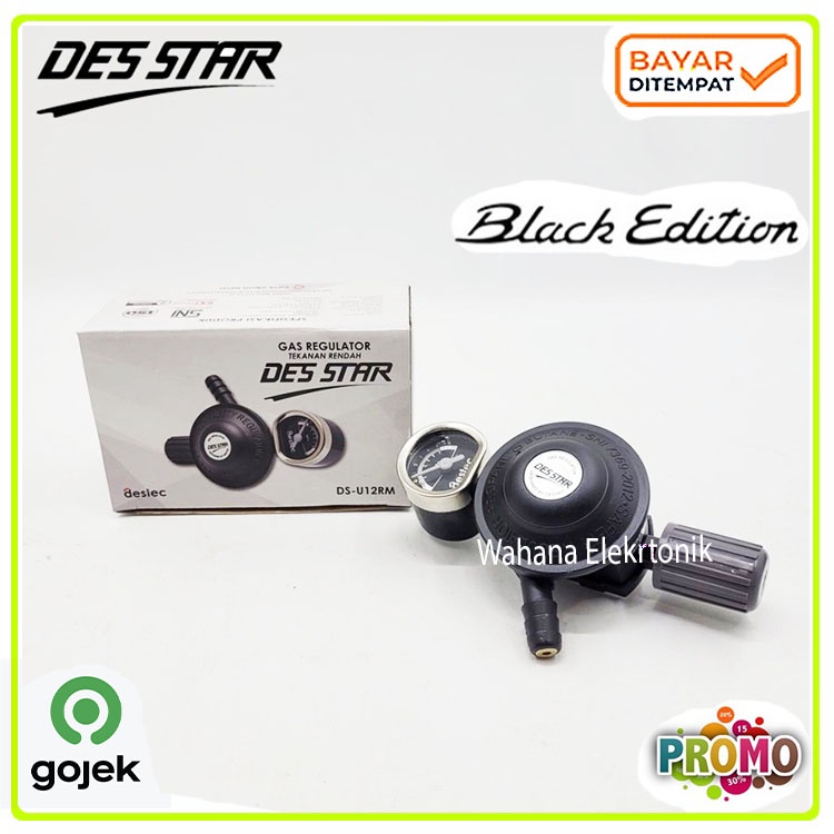 Destec Regulator Gas Star cam Winn Gas Regulator Kompor Gas / Selang Gas / Selang Regulator Kompor Gas