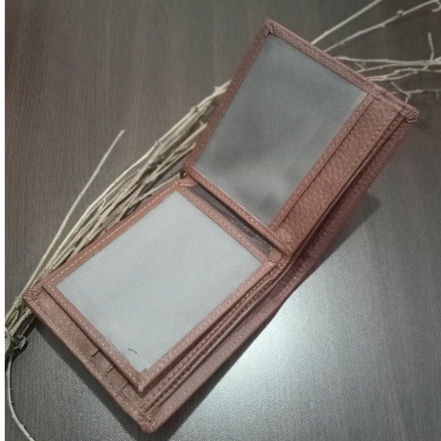 dompet kulit asli model saku depan lipat biasa horizontal #dompet #dompetpria #dompetkulit