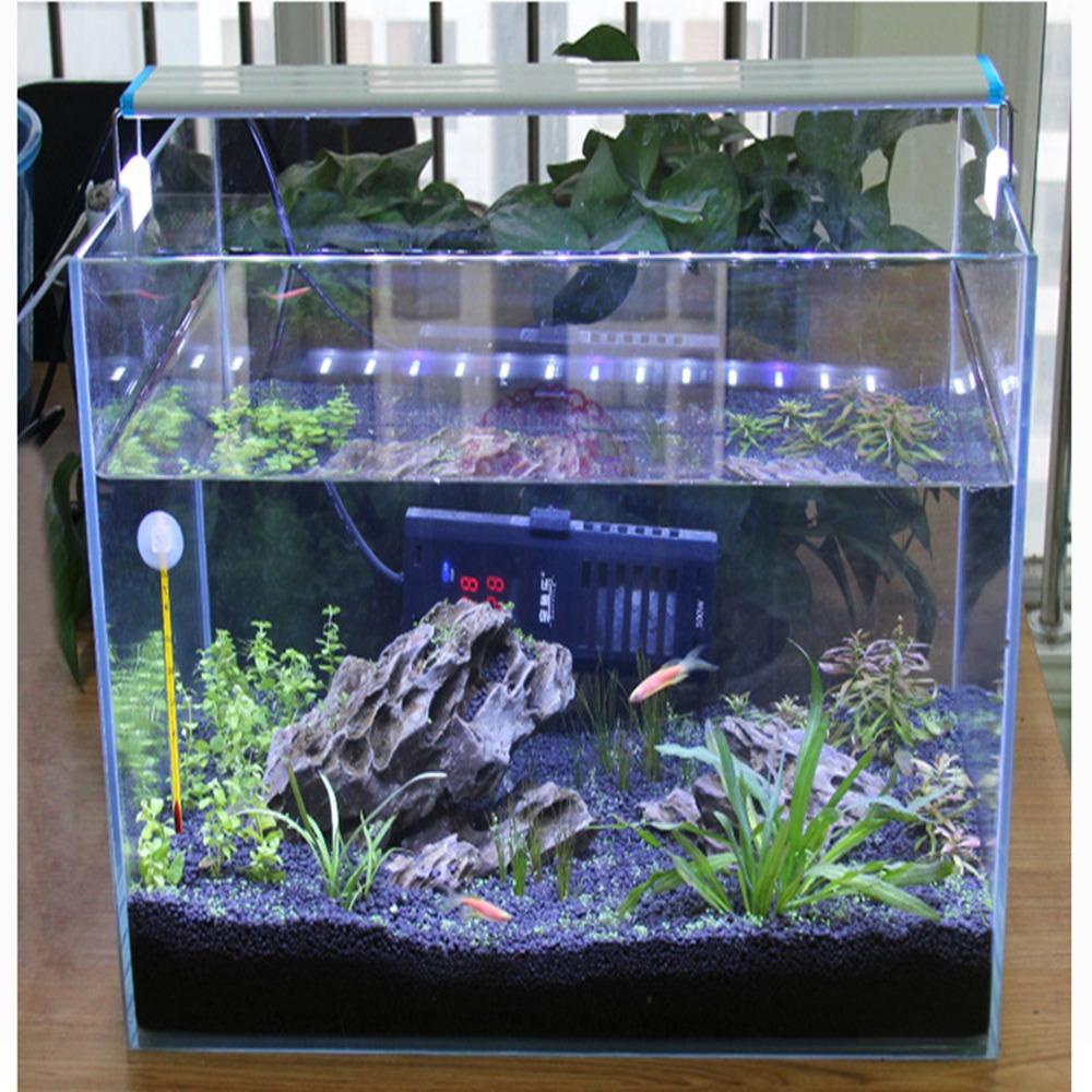 [Elegan] Fish Tank Light Extendable 8W/12W/16W/20W/24W 90-260V Lampu Tanam Air Tawar Tanaman Air Warna Lampu Aquarium