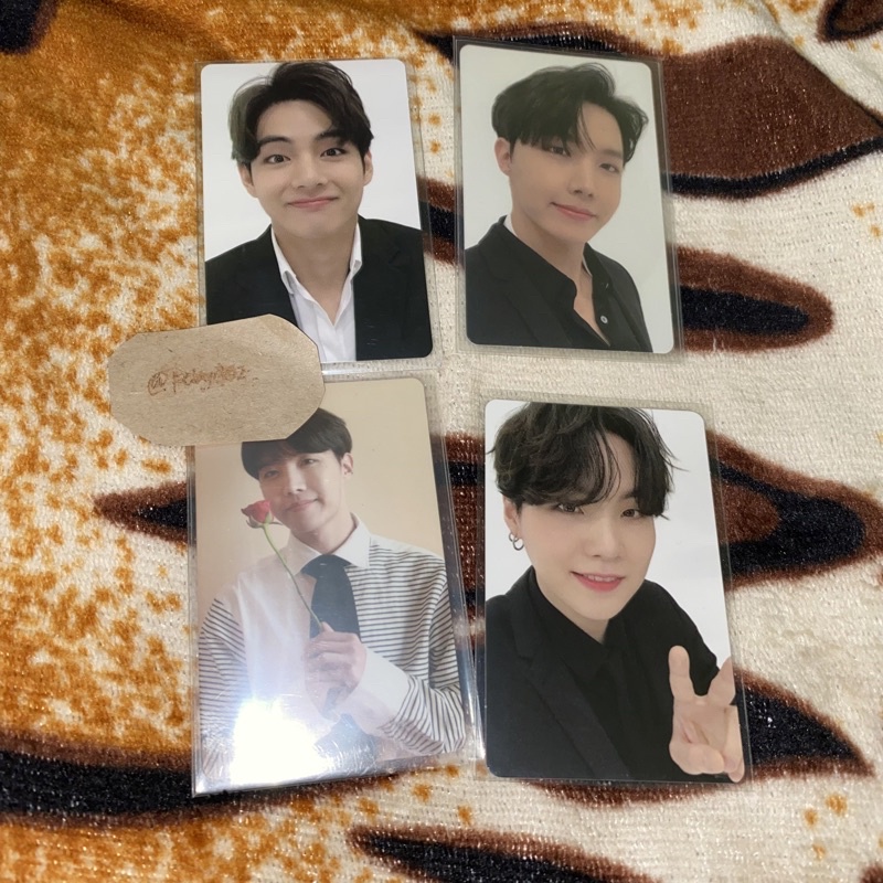 photocard dvd memories 2020 Taehyung, Jhope, yoongi bts