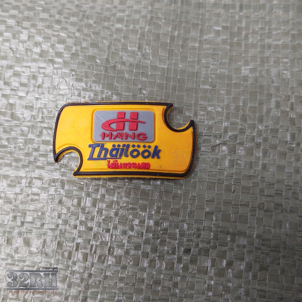 STICKER EMBLEM TUTUP MINYAK REM TIMBUL HONDA